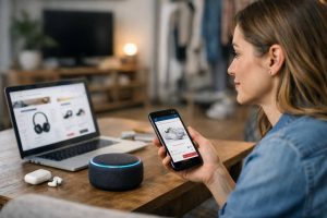 Rôle de la voix et des assistants vocaux dans les parcours d’achat et la recherche produit