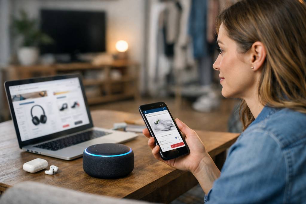 Rôle de la voix et des assistants vocaux dans les parcours d’achat et la recherche produit